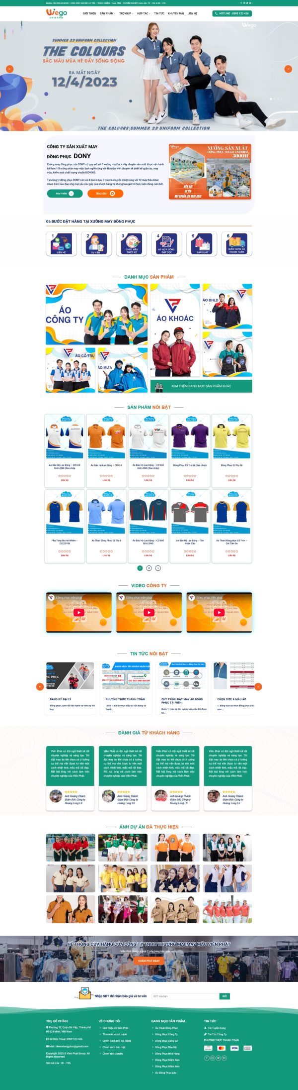 Giao Diện Website May Đồng Phục Chuyên Nghiệp: Tối Ưu SEO, Đón Đầu Xu Hướng 2026