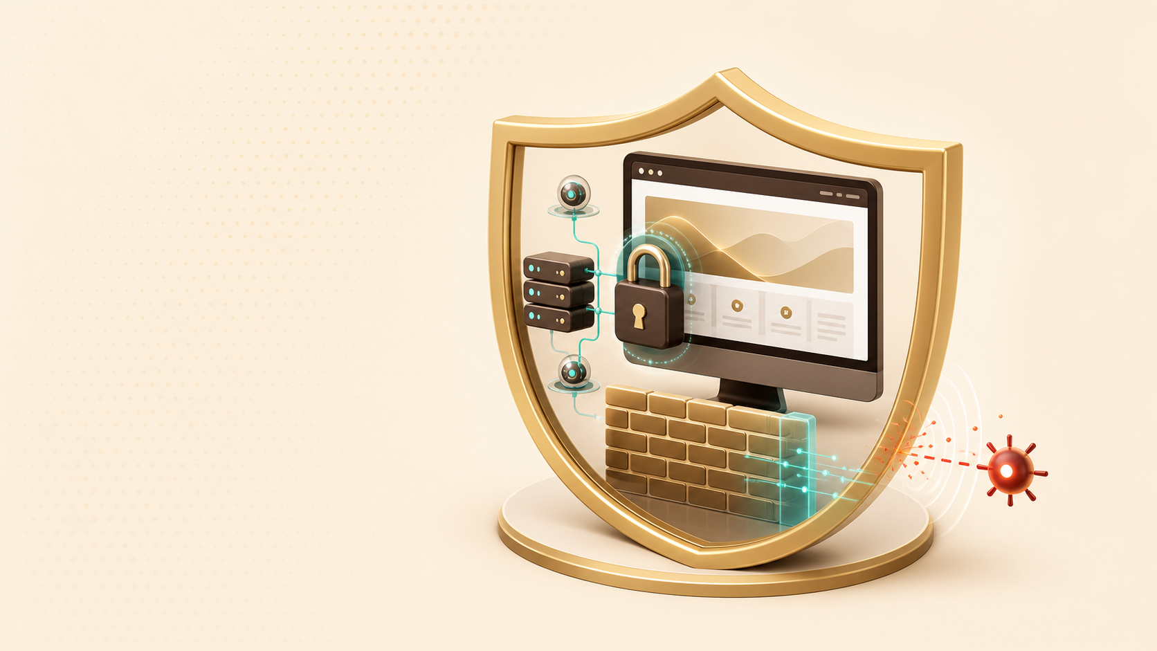 Minh họa Dịch vụ bảo mật website
