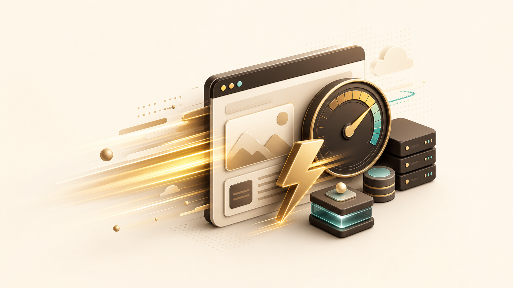 Minh họa Dịch vụ tăng tốc độ website